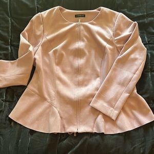 Lane Bryant Light Pink Suedeish Suit Jacket 18/20W